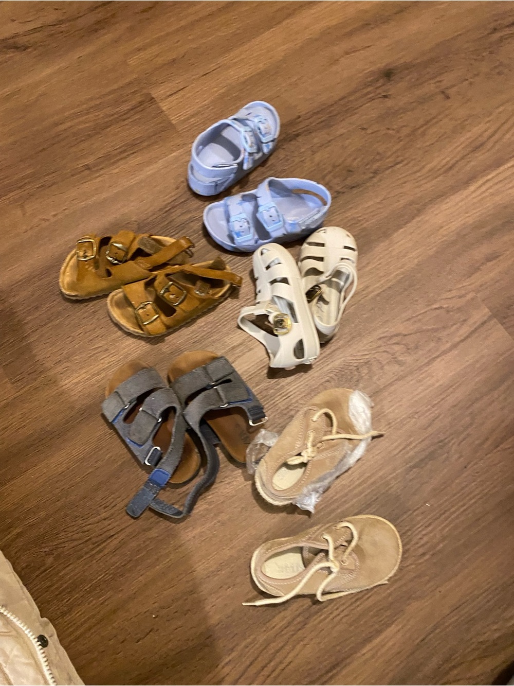 Mango & Zara & Pehr Kids Summer Sandals 22-23 (2year old summer - 5 pieces)